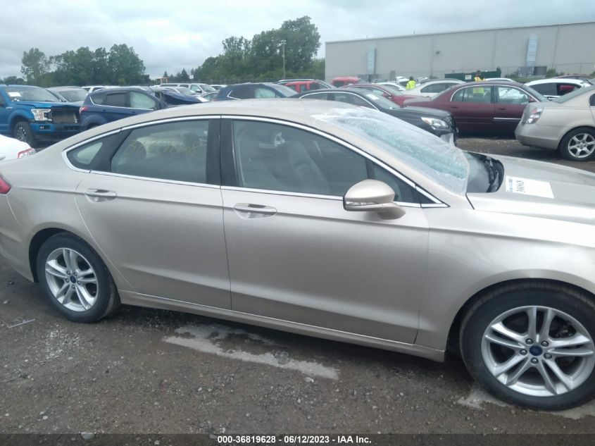 2018 FORD FUSION SE - 3FA6P0HD7JR160851