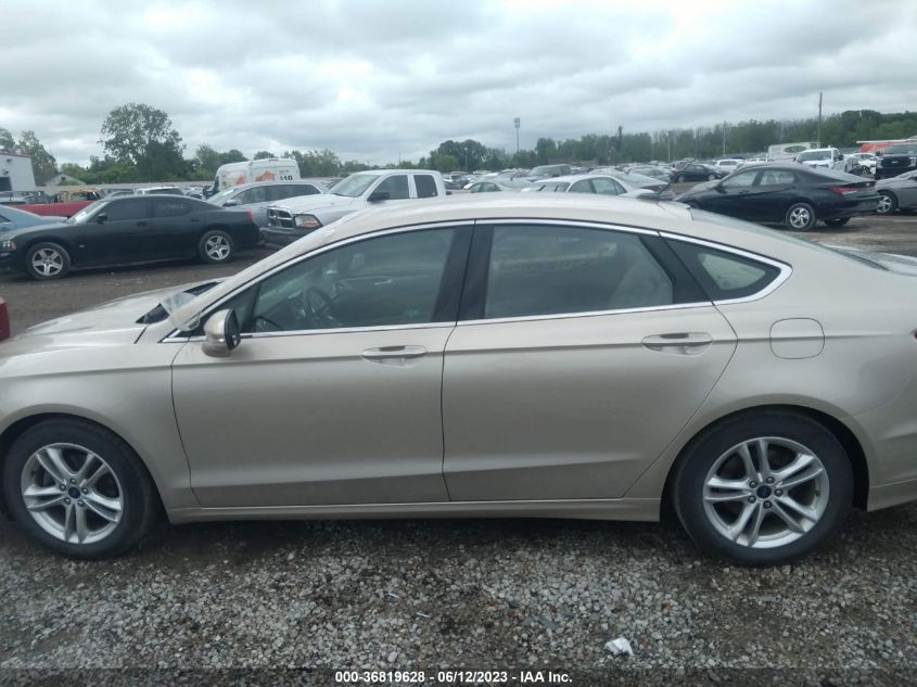 2018 FORD FUSION SE - 3FA6P0HD7JR160851