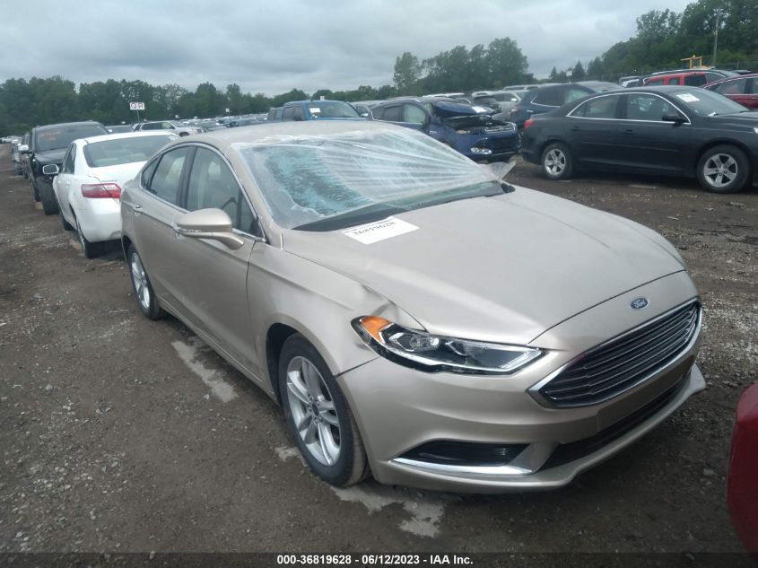 2018 FORD FUSION SE - 3FA6P0HD7JR160851