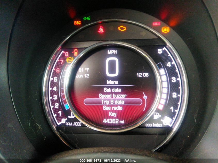2015 FIAT 500 ABARTH - 3C3CFFFH6FT586117