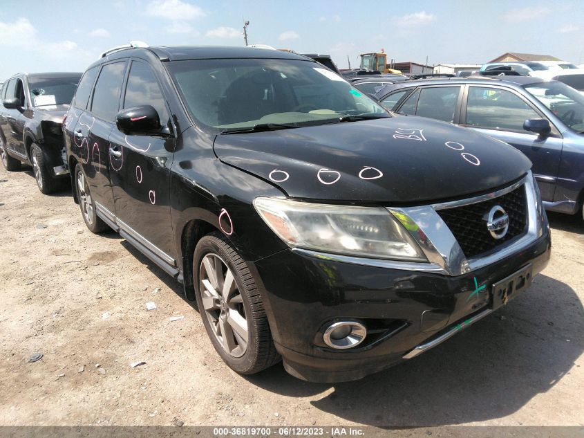 2015 NISSAN PATHFINDER PLATINUM - 5N1AR2MN2FC602364
