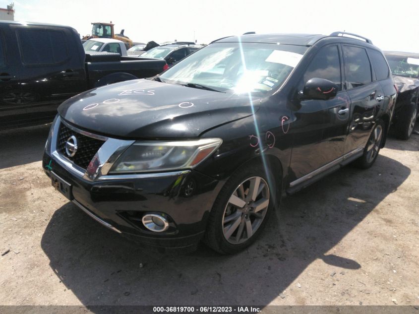 2015 NISSAN PATHFINDER PLATINUM - 5N1AR2MN2FC602364