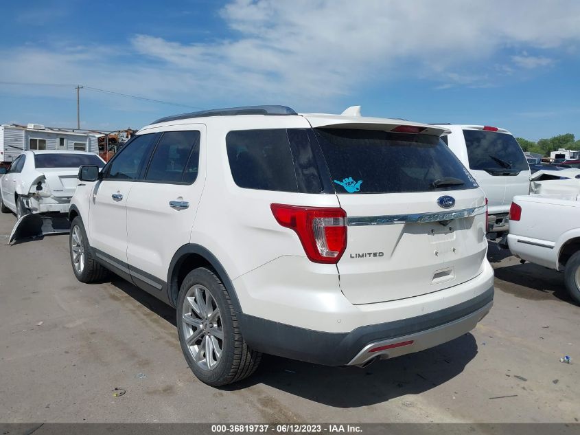 2016 FORD EXPLORER LIMITED - 1FM5K8F82GGC94395
