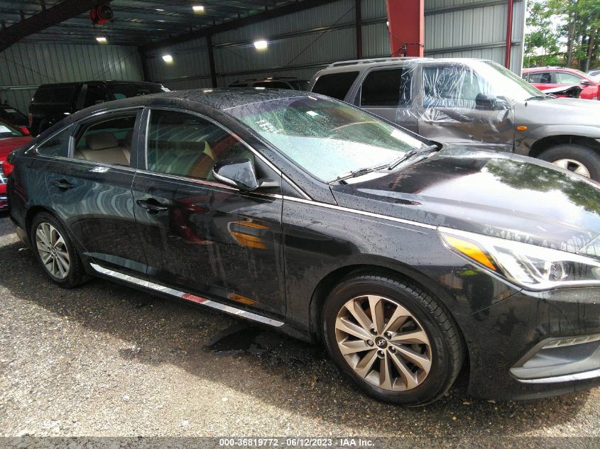 2015 HYUNDAI SONATA 2.4L SPORT - 5NPE34AFXFH101632