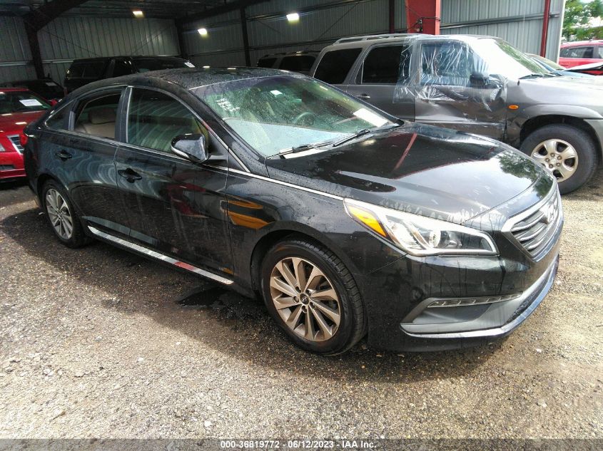 2015 HYUNDAI SONATA 2.4L SPORT - 5NPE34AFXFH101632