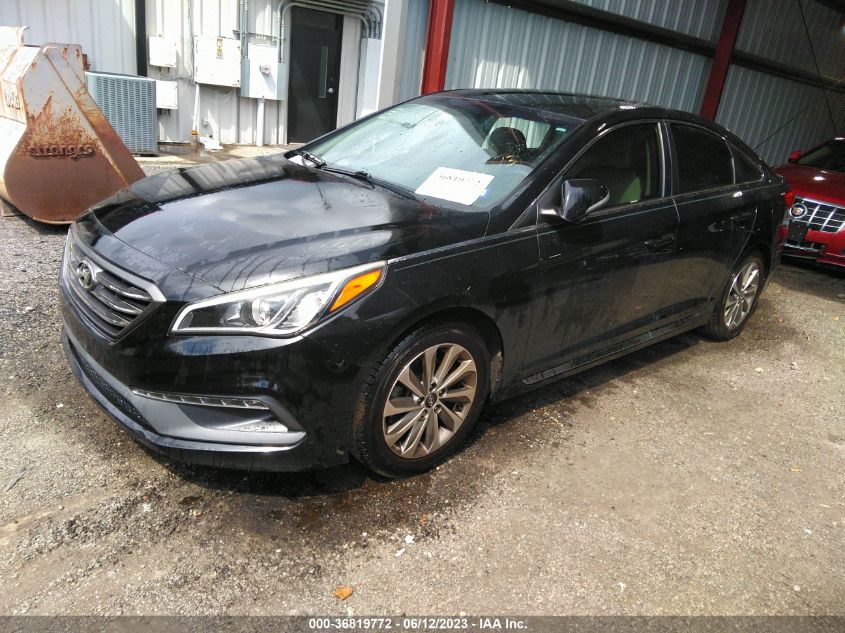 2015 HYUNDAI SONATA 2.4L SPORT - 5NPE34AFXFH101632