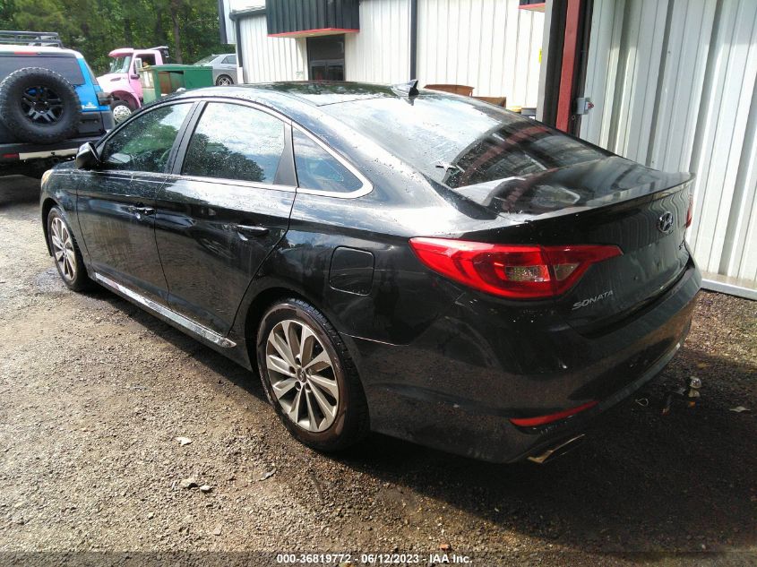 2015 HYUNDAI SONATA 2.4L SPORT - 5NPE34AFXFH101632