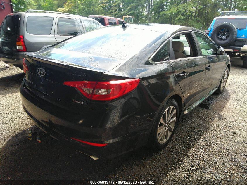 2015 HYUNDAI SONATA 2.4L SPORT - 5NPE34AFXFH101632