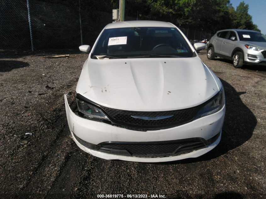 2016 CHRYSLER 200 S - 1C3CCCBB0GN162801
