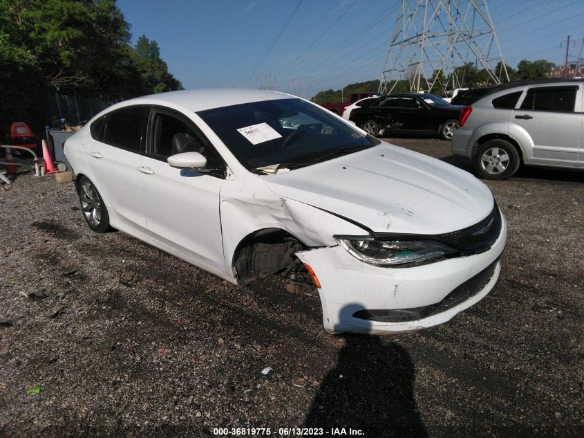 2016 CHRYSLER 200 S - 1C3CCCBB0GN162801