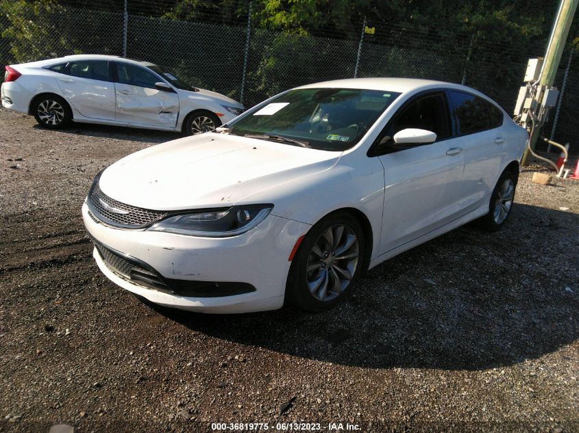 2016 CHRYSLER 200 S - 1C3CCCBB0GN162801