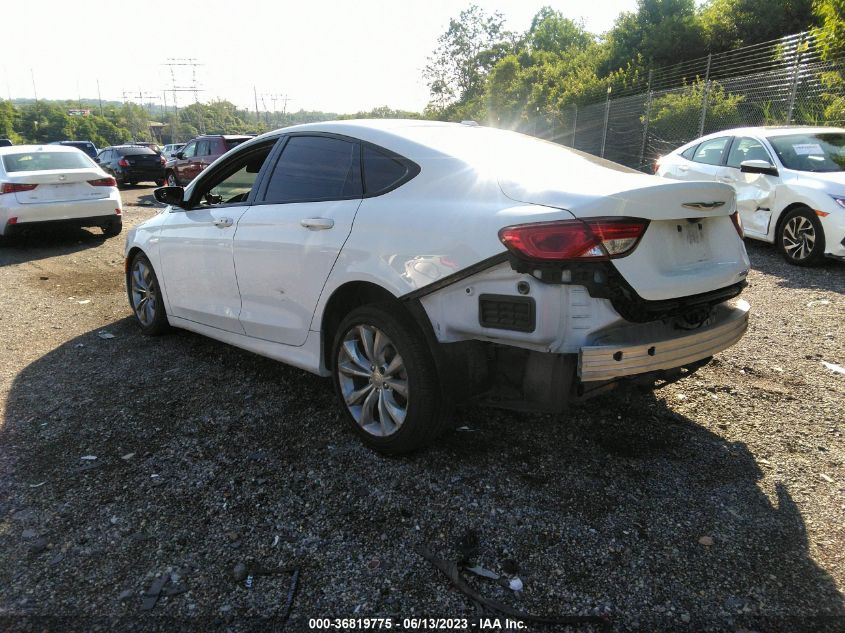 2016 CHRYSLER 200 S - 1C3CCCBB0GN162801