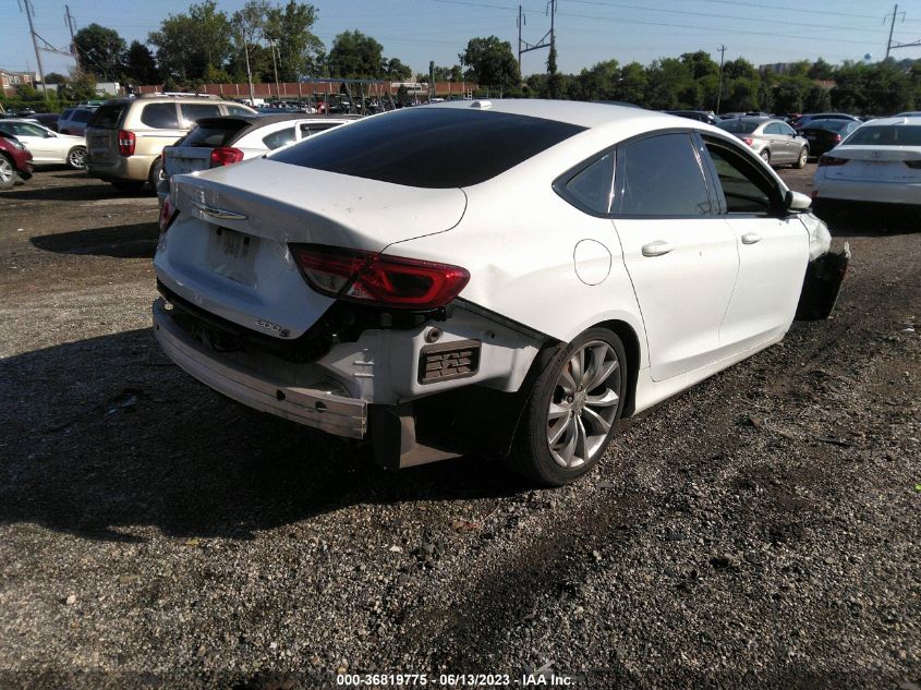 2016 CHRYSLER 200 S - 1C3CCCBB0GN162801