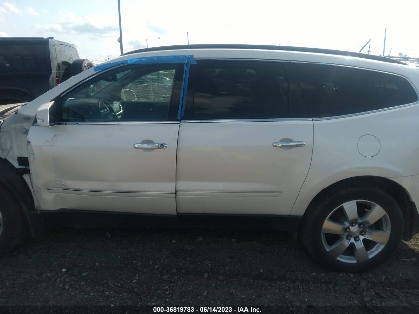 2014 CHEVROLET TRAVERSE LTZ - 1GNKVJKDXEJ341253