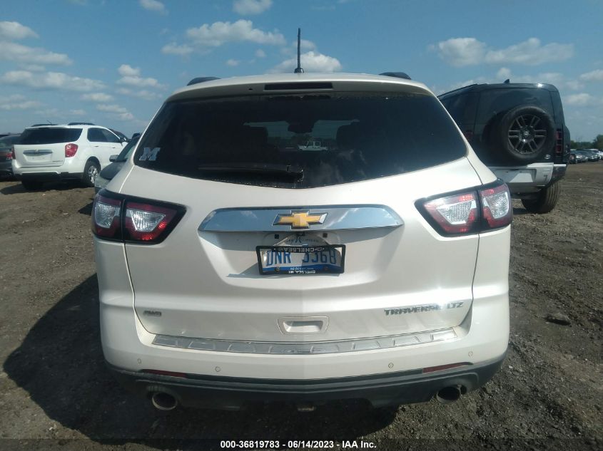 2014 CHEVROLET TRAVERSE LTZ - 1GNKVJKDXEJ341253