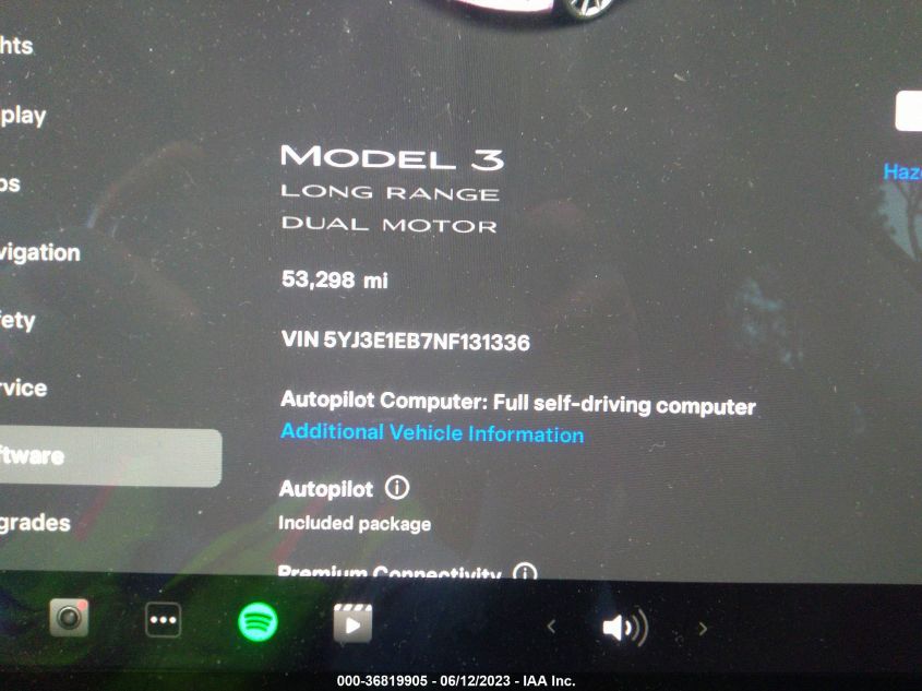 2022 TESLA MODEL 3 LONG RANGE - 5YJ3E1EB7NF131336