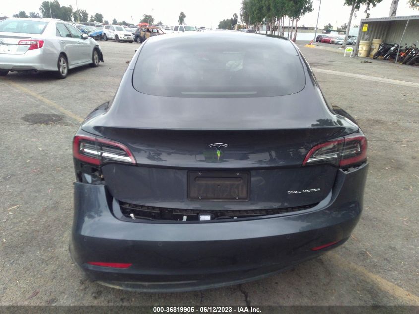 2022 TESLA MODEL 3 LONG RANGE - 5YJ3E1EB7NF131336
