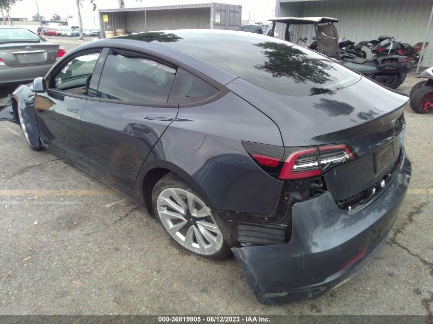 2022 TESLA MODEL 3 LONG RANGE - 5YJ3E1EB7NF131336