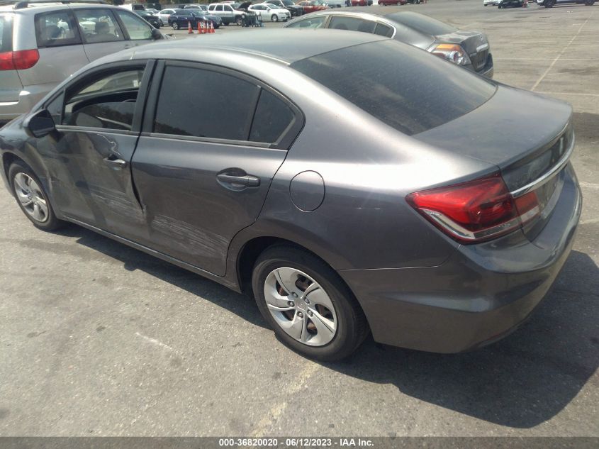 2015 HONDA CIVIC SEDAN LX - 19XFB2F57FE203745