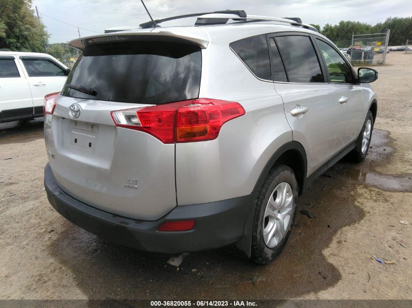2013 TOYOTA RAV4 LE - JTMBFREV9D5027559