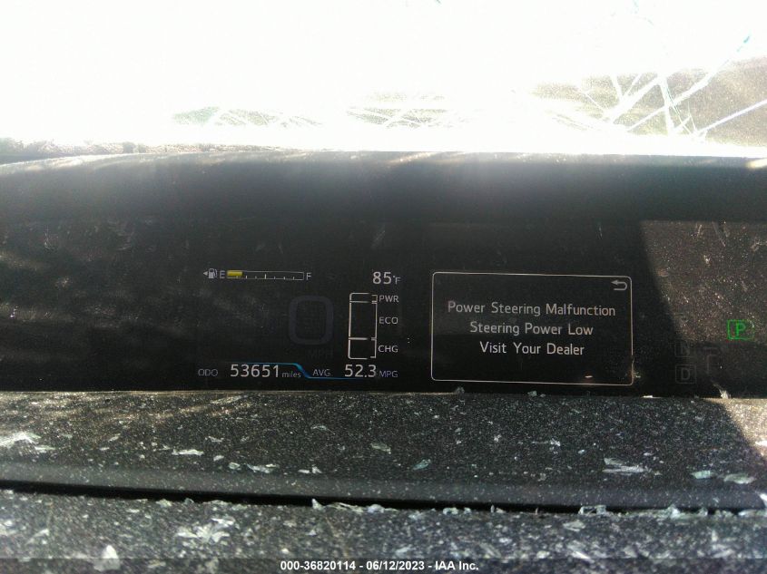 2019 TOYOTA PRIUS LE/XLE - JTDL9RFU6K3003648