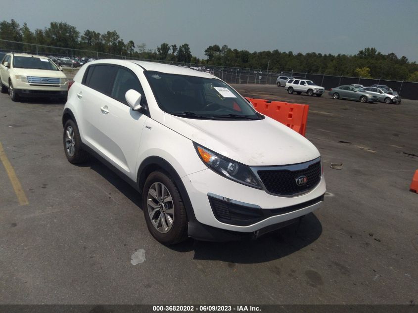 2016 KIA SPORTAGE LX - KNDPBCAC0G7878287