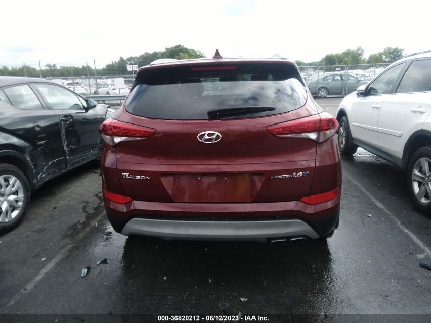 2018 HYUNDAI TUCSON LIMITED - KM8J33A27JU804816