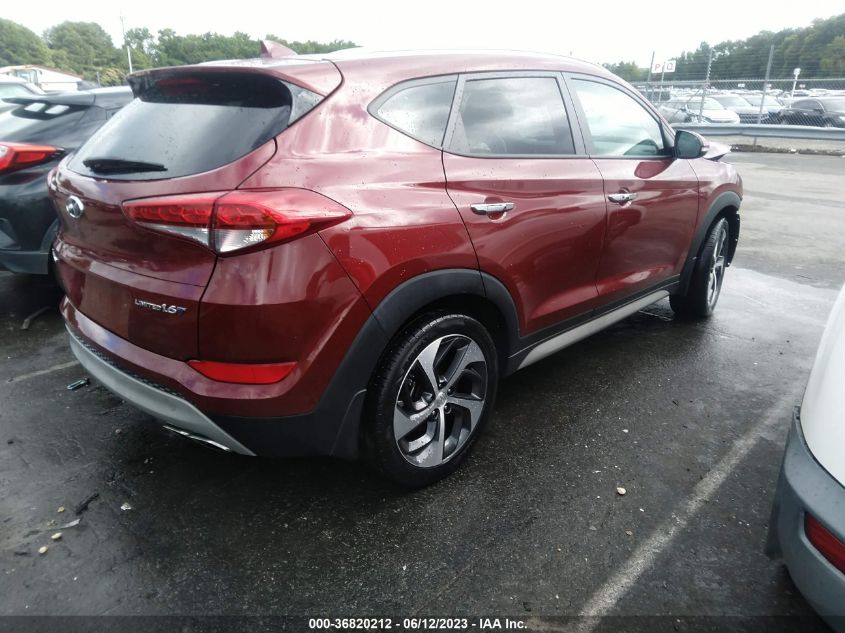 2018 HYUNDAI TUCSON LIMITED - KM8J33A27JU804816