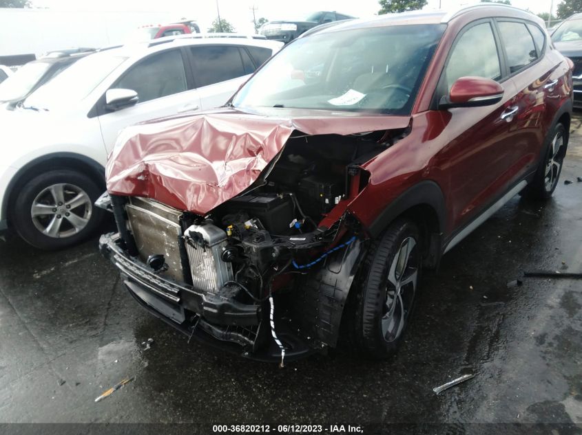 2018 HYUNDAI TUCSON LIMITED - KM8J33A27JU804816