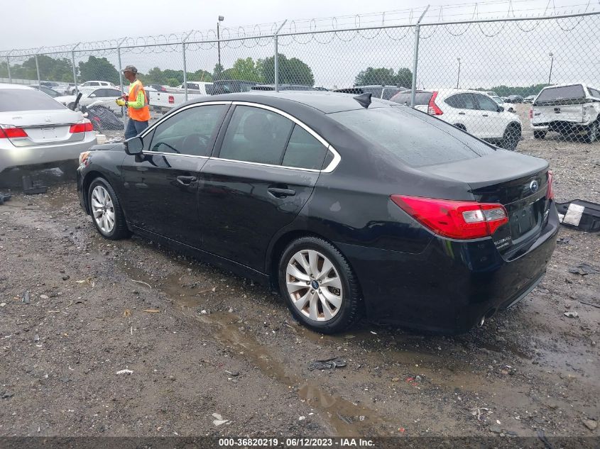 2016 SUBARU LEGACY 2.5I PREMIUM - 4S3BNAF63G3060259