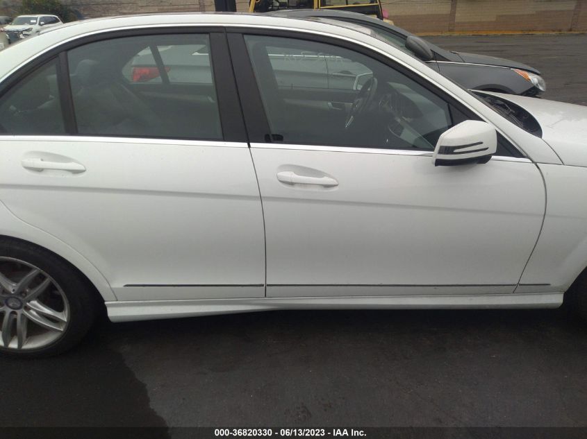 2013 MERCEDES-BENZ C-CLASS C 250 LUXURY - WDDGF4HB7DR244973