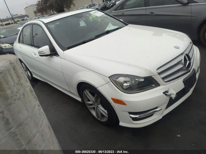 2013 MERCEDES-BENZ C-CLASS C 250 LUXURY - WDDGF4HB7DR244973