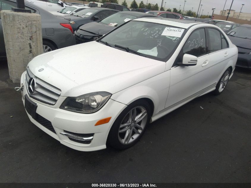 2013 MERCEDES-BENZ C-CLASS C 250 LUXURY - WDDGF4HB7DR244973