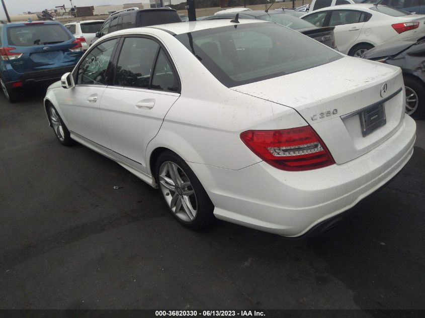 2013 MERCEDES-BENZ C-CLASS C 250 LUXURY - WDDGF4HB7DR244973