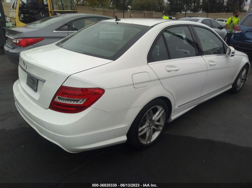 2013 MERCEDES-BENZ C-CLASS C 250 LUXURY - WDDGF4HB7DR244973