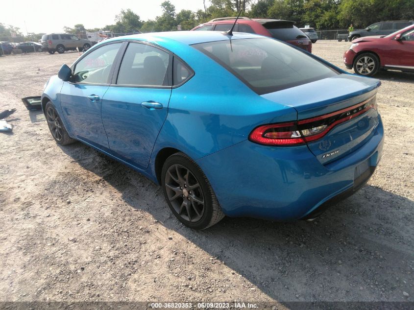 2015 DODGE DART SXT - 1C3CDFBB0FD362628