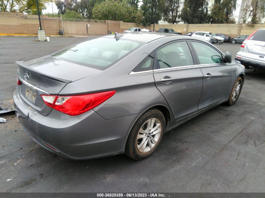 2013 HYUNDAI SONATA GLS PZEV - 5NPEB4AC4DH653021