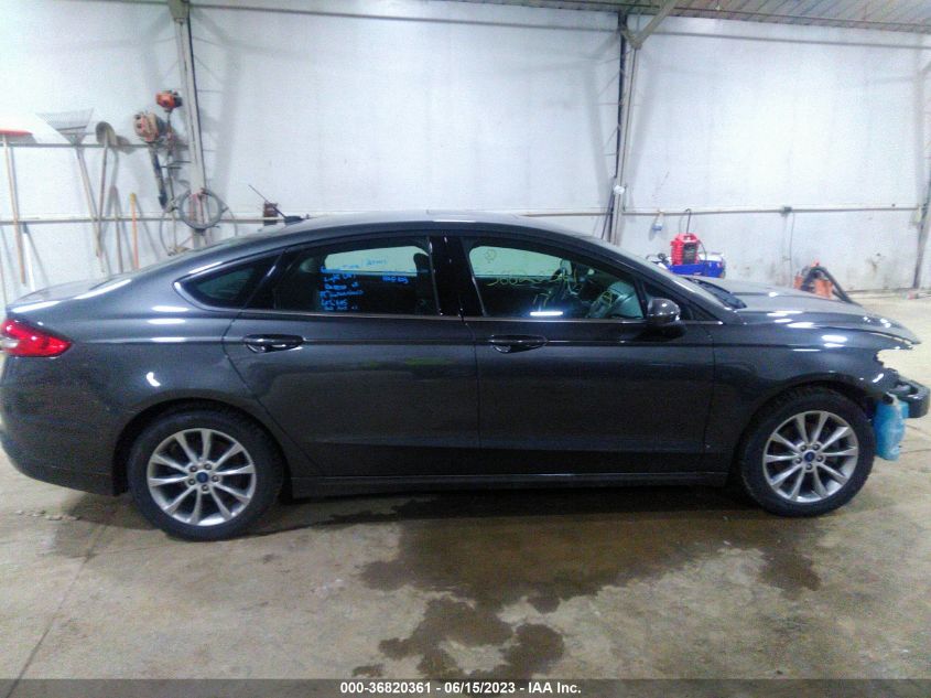 2017 FORD FUSION SE - 3FA6P0H75HR162182