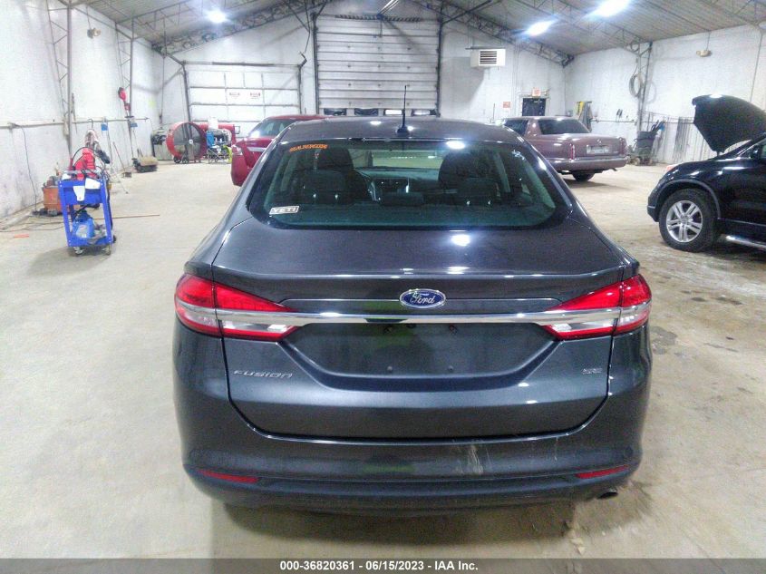 2017 FORD FUSION SE - 3FA6P0H75HR162182