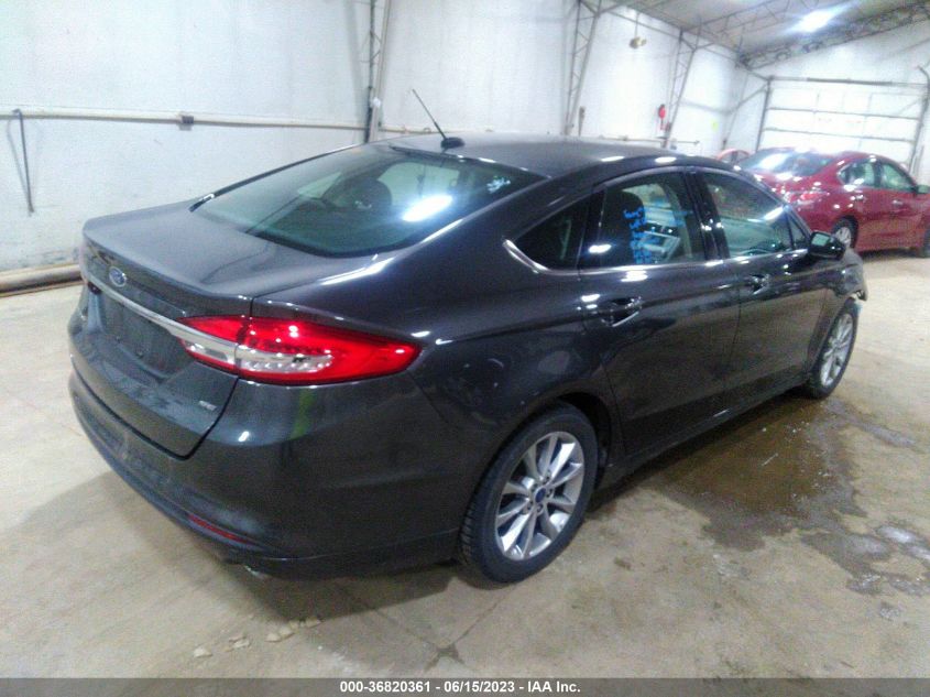 2017 FORD FUSION SE - 3FA6P0H75HR162182