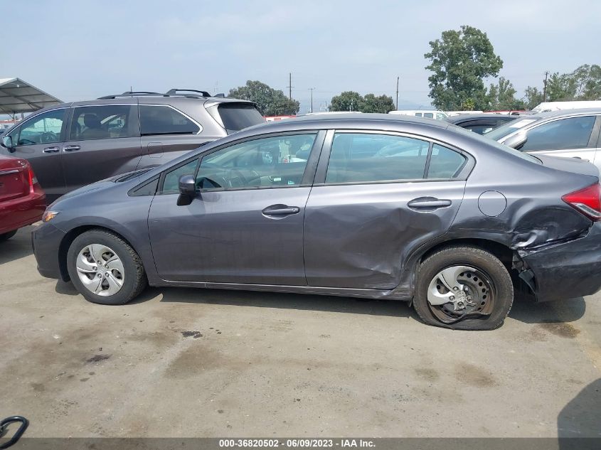 2015 HONDA CIVIC SEDAN LX - 2HGFB2F57FH563250