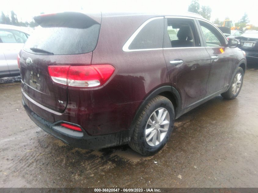 2017 KIA SORENTO LX V6 - 5XYPGDA58HG290991