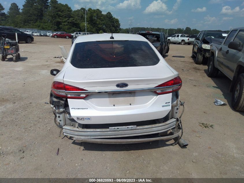 2017 FORD FUSION SE - 3FA6P0HD2HR257658