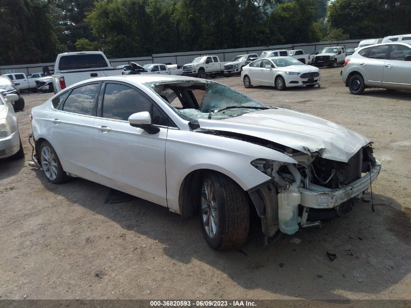 2017 FORD FUSION SE - 3FA6P0HD2HR257658