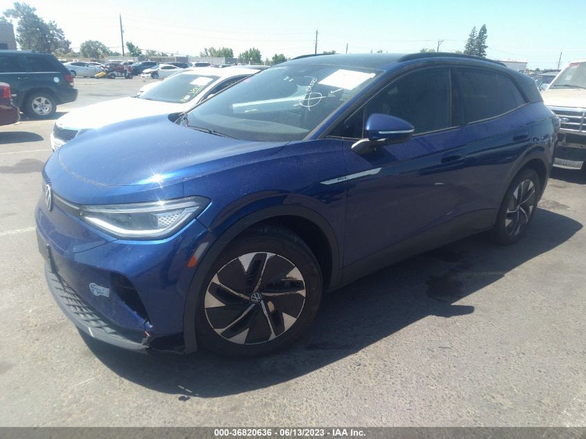 2021 VOLKSWAGEN ID.4 PRO S WVGTMPE22MP024555