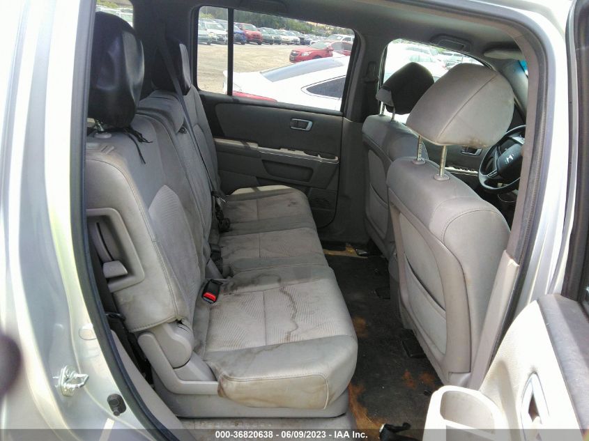 2013 HONDA PILOT LX - 5FNYF3H27DB036588