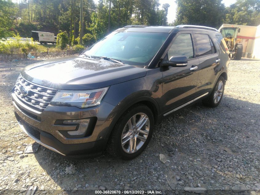2016 FORD EXPLORER LIMITED - 1FM5K7F83GGC01281