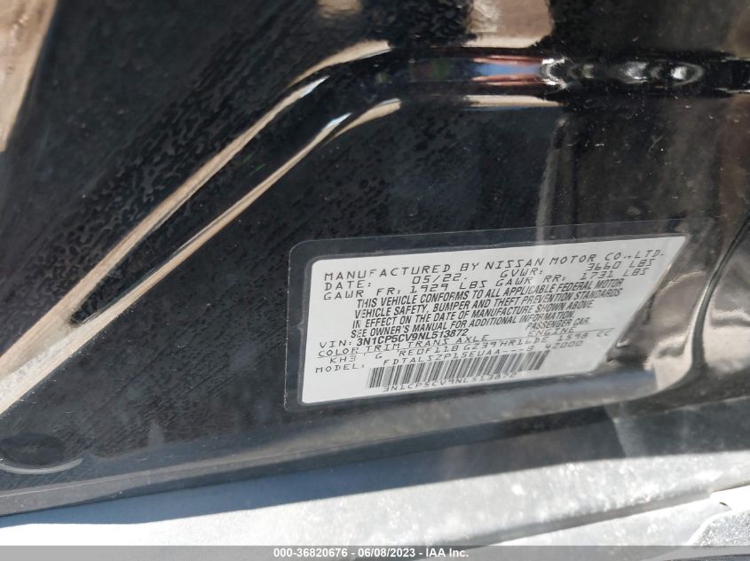 2022 NISSAN KICKS SV - 3N1CP5CV9NL513872