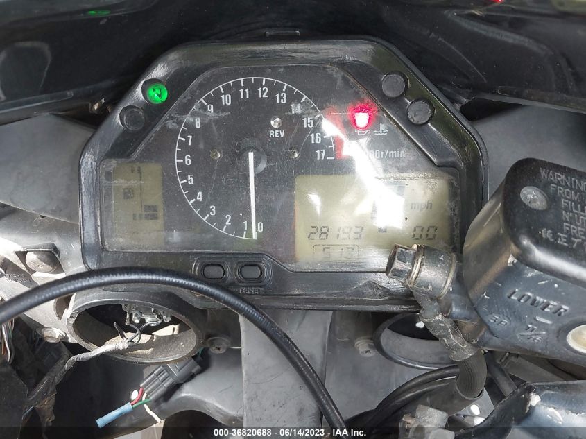 2006 HONDA CBR600 RR JH2PC37026M303626