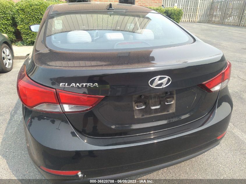 2016 HYUNDAI ELANTRA SE - 5NPDH4AEXGH679266
